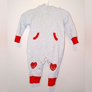 Cat & Jack Babyboys 3 Months Hooded Long Sleeve Bodysuit Outfit